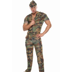 Sexy Camo Sergeant Gay Halloween Costume