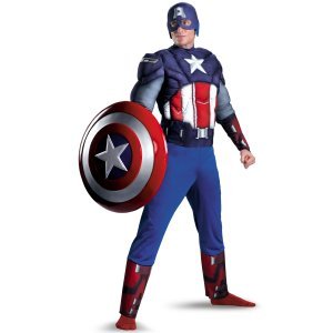Captain America The Avengers Muscle Costume