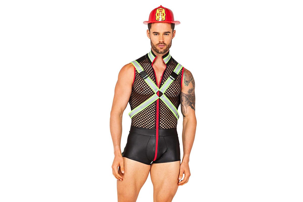 Sexy Fireman Gay Halloween Costumes