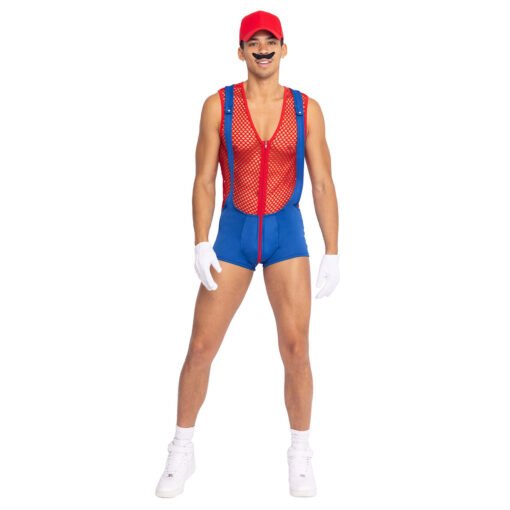 Sexy Super Mario Bros Men's Halloween Costume